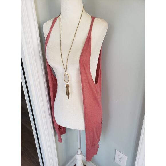 Lebor Gabala Spain open front sleeveless cardigan - Picture 1 of 7